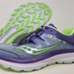 Tênis de corrida Saucony Guide Iso feminino, cor neblina/roxo, tamanho 5 B(M) EUA