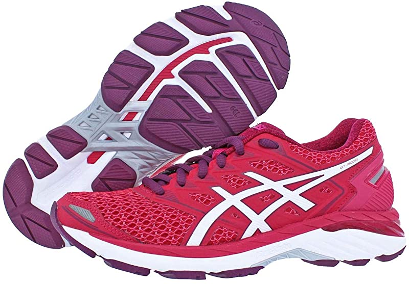 Tênis de corrida ASICS GT-3000 5 FluidRide feminino rosa