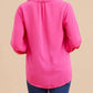 Jodifl - Long Sleeve V Neck Top