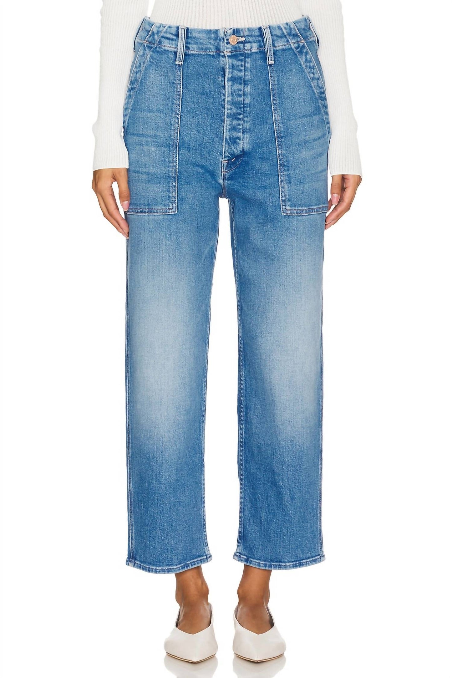 Mother - The Patch Pocket Private Flood Jeans