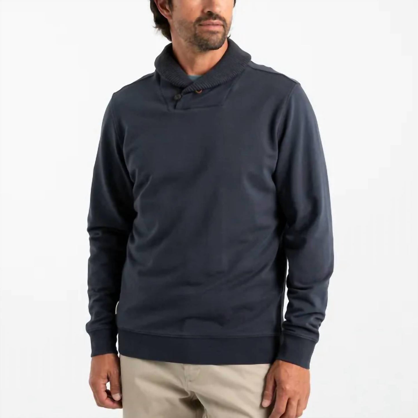 Duck Head - Long Sleeve Heyburn Shawl Collar Pullover Top