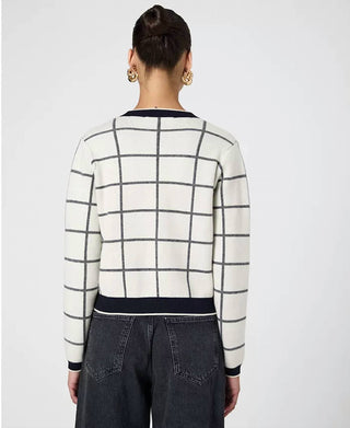 French Connection - Cardigan Xadrez