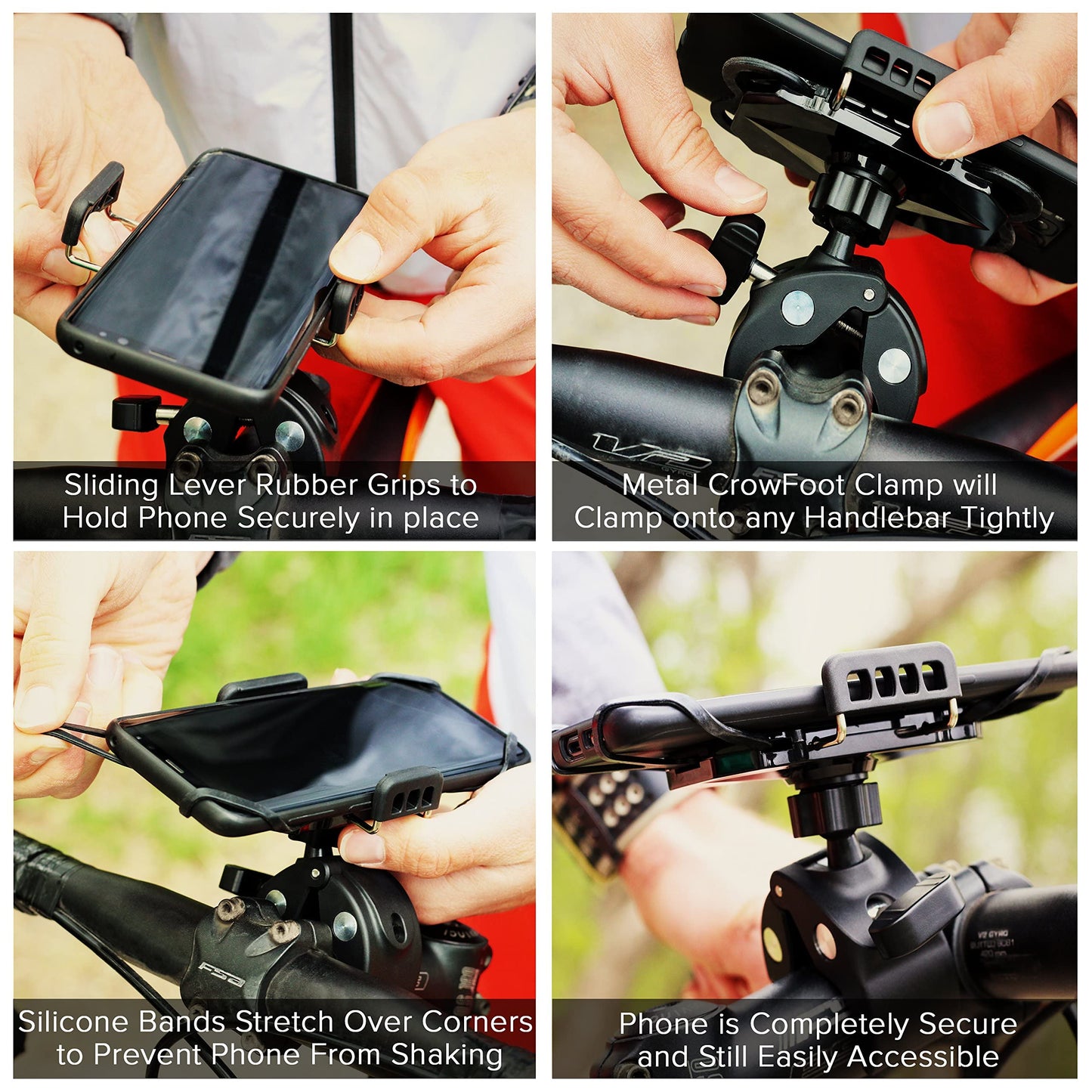 Suporte para telefone em bicicleta 