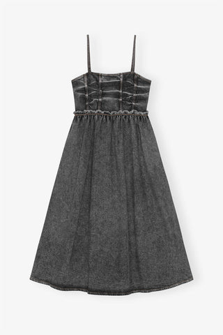 Ganni - Vestido Midi Stretch Future