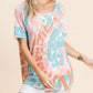 Bibi - Mint Tie Dye Top