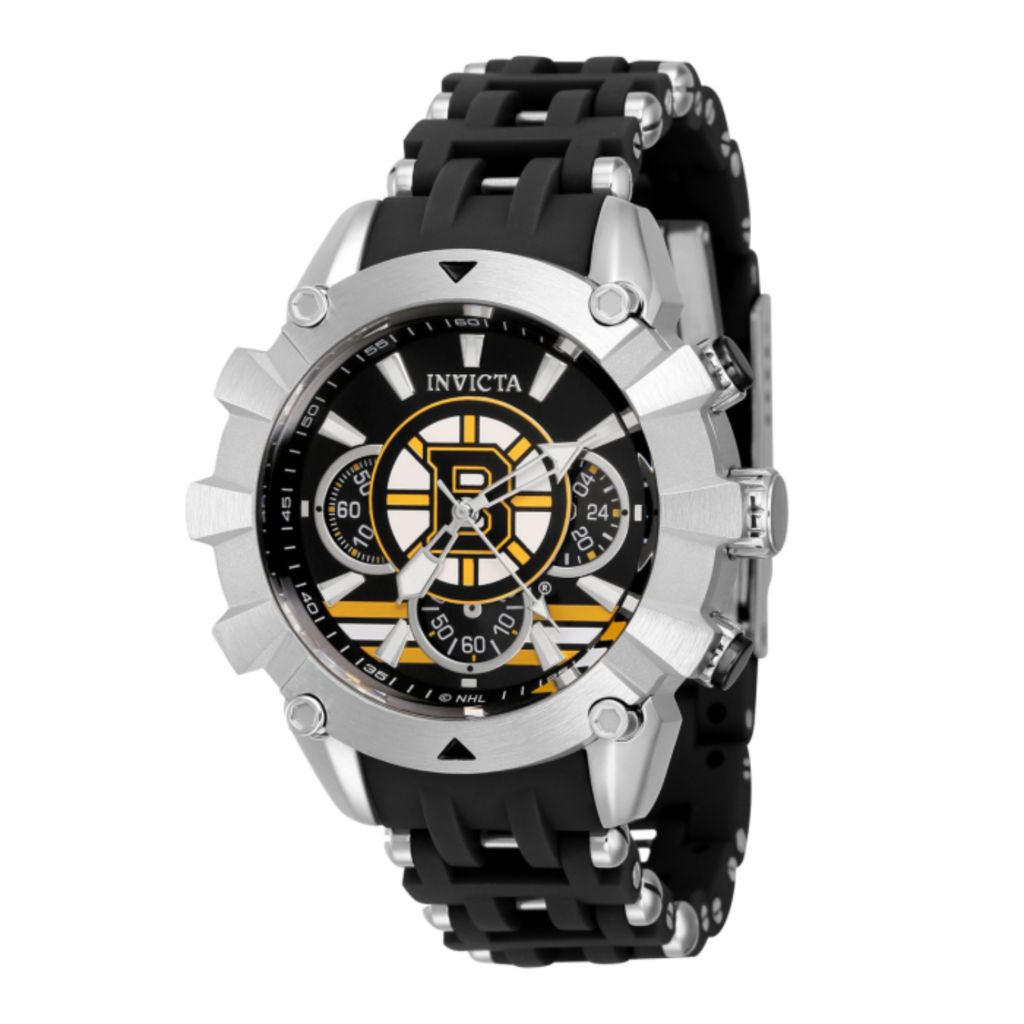 Relógio Invicta NHL Sea Spider 42 mm Quartz Chrono Silicone Pulseira