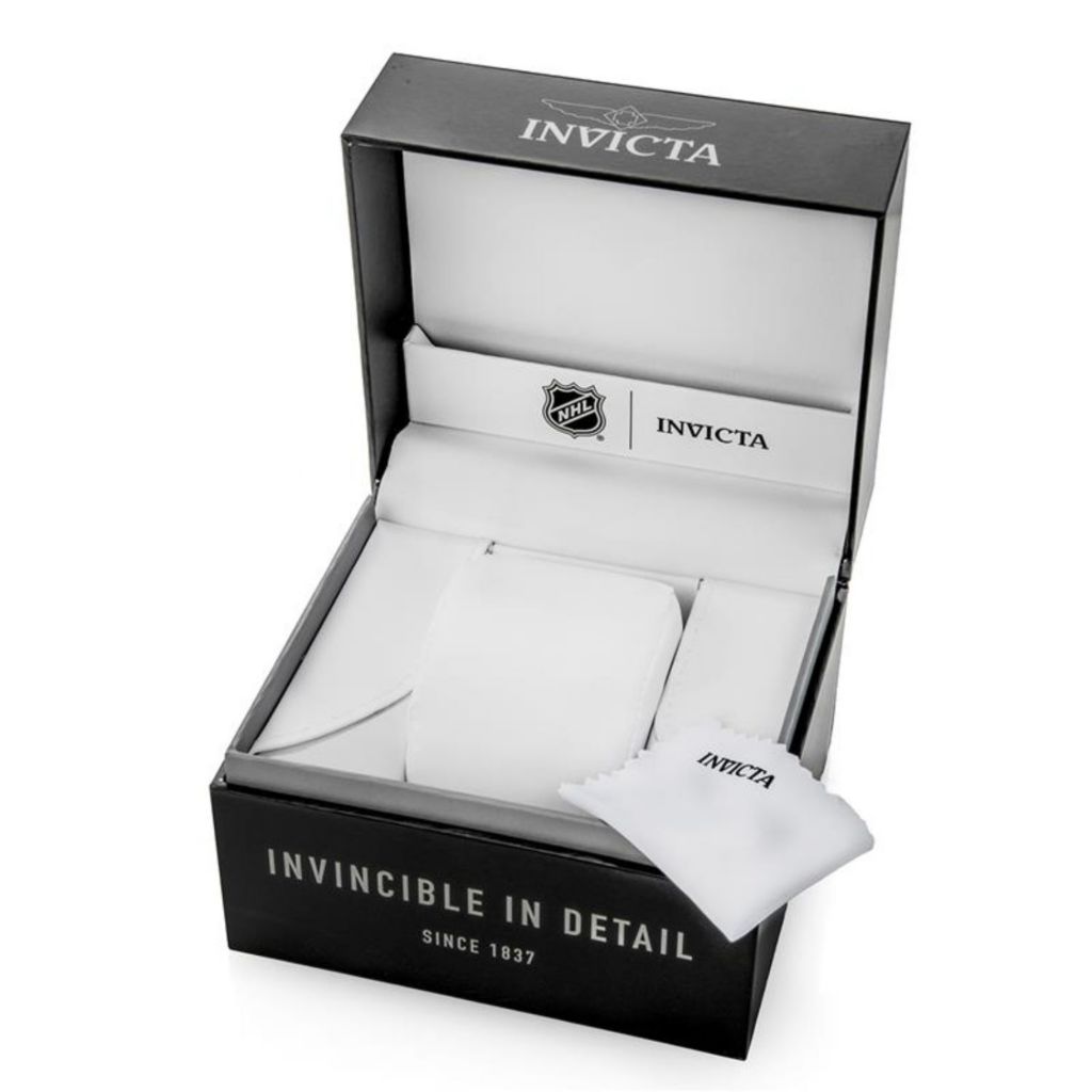 Relógio Invicta NHL Sea Spider 42 mm Quartz Chrono Silicone Pulseira