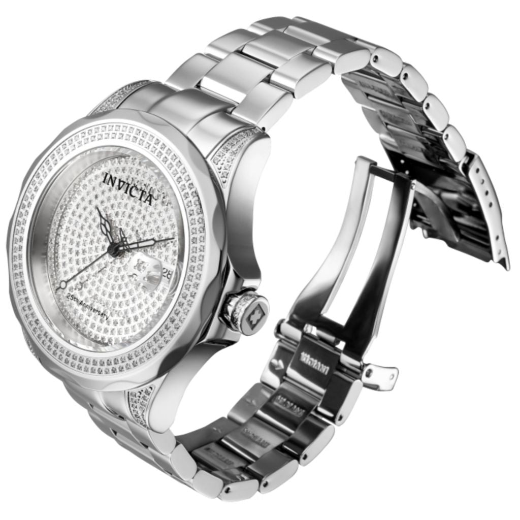 Relógio Invicta Pro Diver 25º Aniversário Automático 2,38ctw Diamante