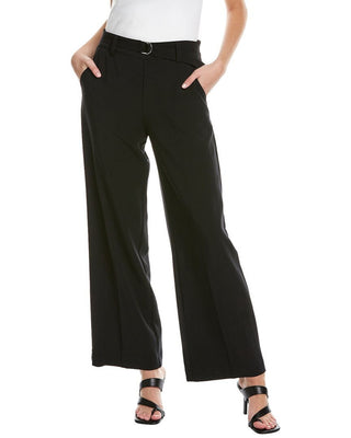 Calça reta feminina Vince Camuto, preta, tamanho 12