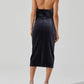 Astr - Eugenie Velvet Halter Midi Dress