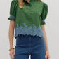 Entro - Kayla Embroidered Top