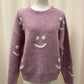 In The Beginning - Women's Smiley Sweater