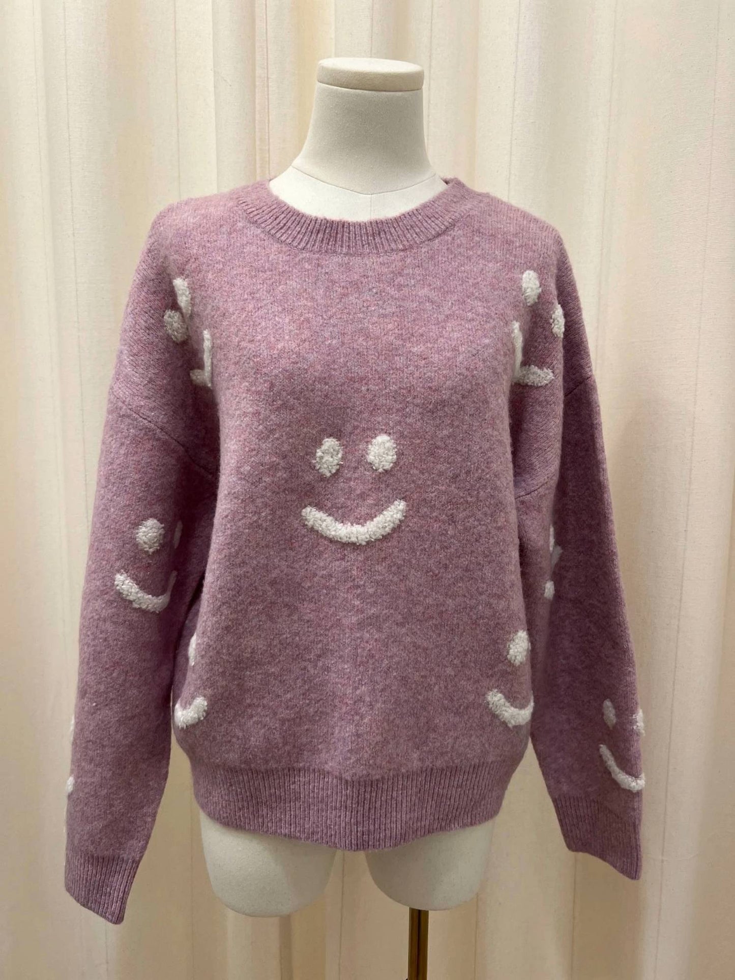 In The Beginning - Women's Smiley Sweater