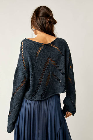 Free People - Hayley Boatneck Long Sleeve Sweater