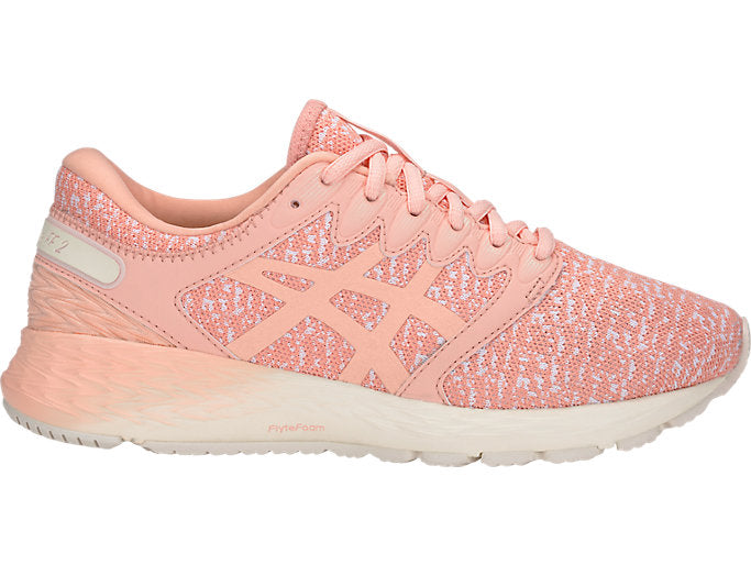 Tênis de corrida feminino ASICS Roadhawk FF 2 MX rosa