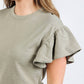 Nation Ltd - Women's Camille Ruffle Sleeve Top