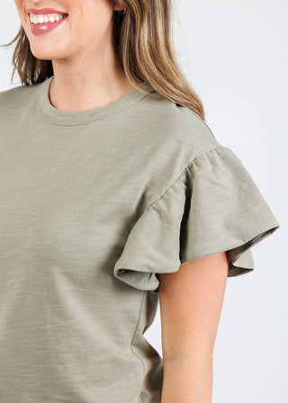 Nation Ltd - Women's Camille Ruffle Sleeve Top