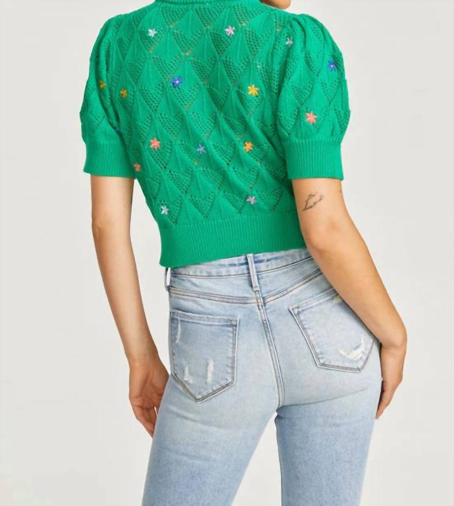 Driftwood - All Over Ditsy Knit Sweater