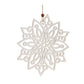 Wood Cut-Out Snowflake Ornament (Set of 24), White
