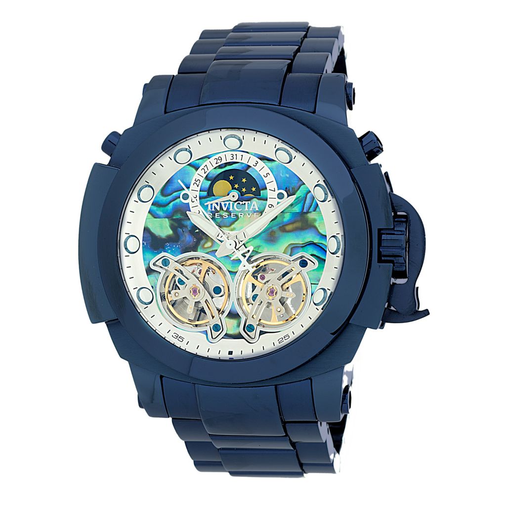Invicta Reserve Man of War 48 mm Automático Duplo Coração Aberto