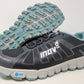 Tênis de corrida de trilha feminino Inov 8 Terraultra 260 cinza/azul tamanho 7 B(M) EUA