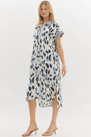Entro - Brandie Midi Shirt Dress