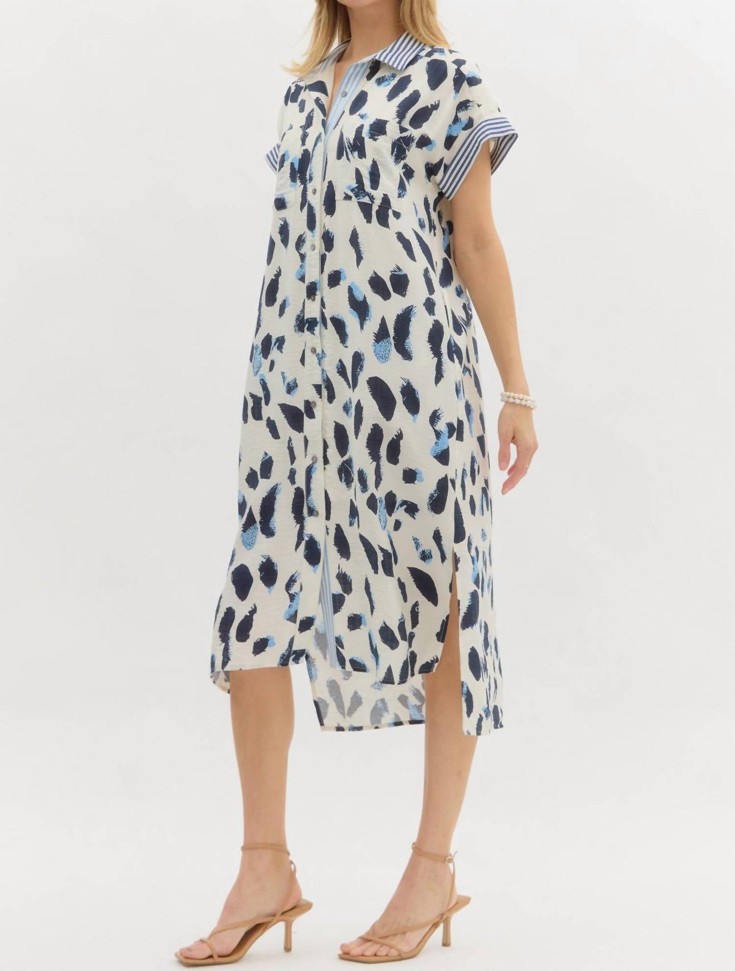 Entro - Brandie Midi Shirt Dress