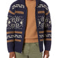 Suéter cardigan com zíper Westerley masculino Pendleton