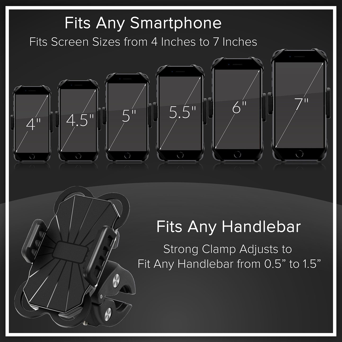 Suporte para telefone em bicicleta 