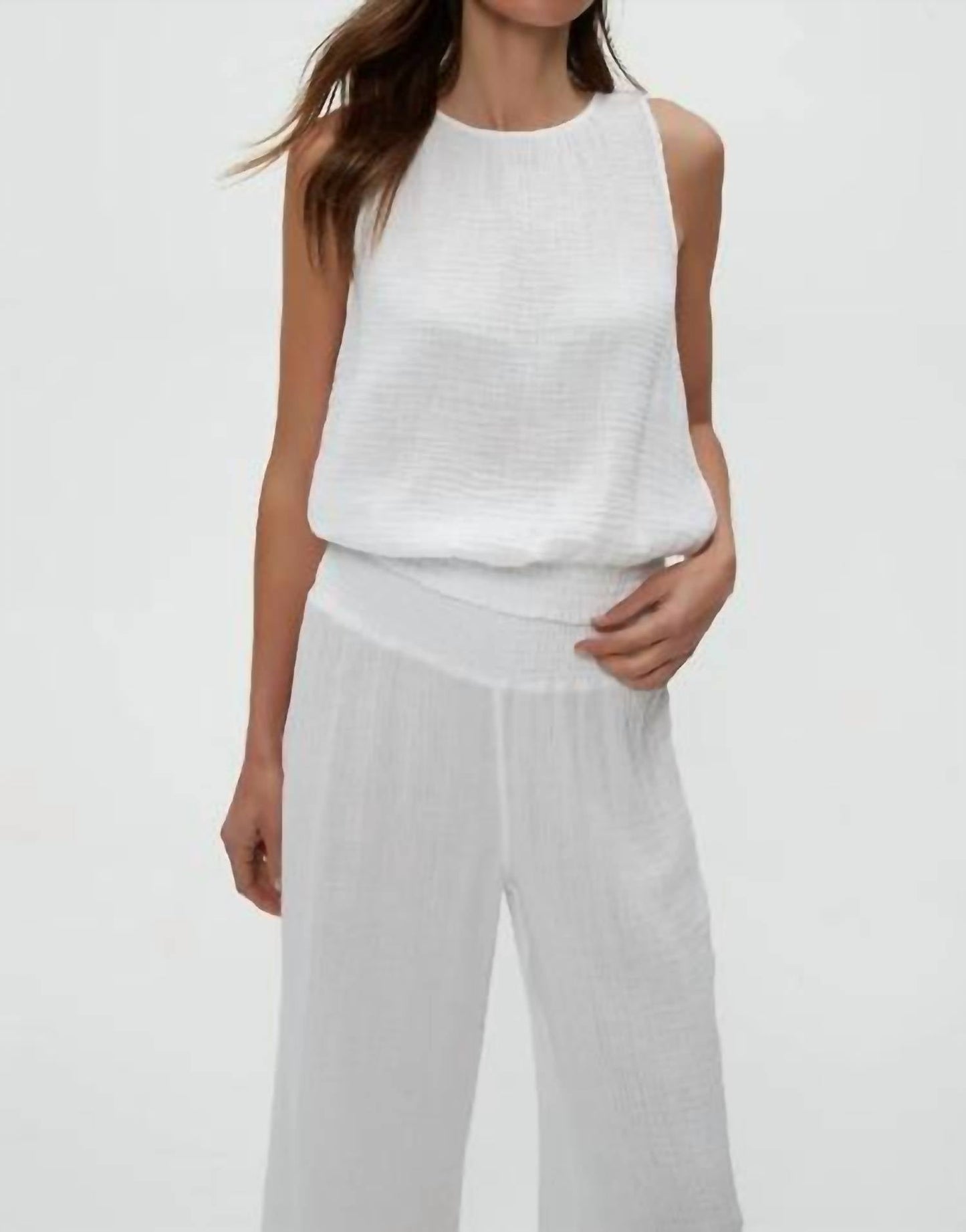 Michael Stars - Janelle Gauze Tie Neck Tak