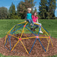 Conjunto de brinquedos para áreas externas com cúpula espacial geodescente Impex Fitness GD-810 Easy, para crianças de 3 a 10 anos