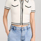 Alice + Olivia - Marlena Button Polo