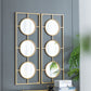 3 Mirror Piece Wall Mirror in Rectangular Frame