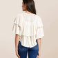 Free People - Rose Party Tiered Top