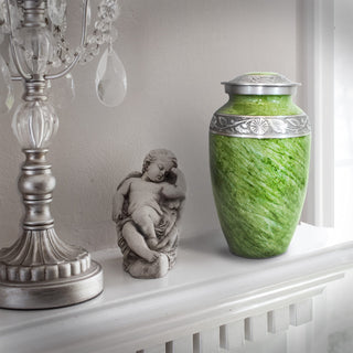 Urnas de cremação para adultos com bolsa de veludo