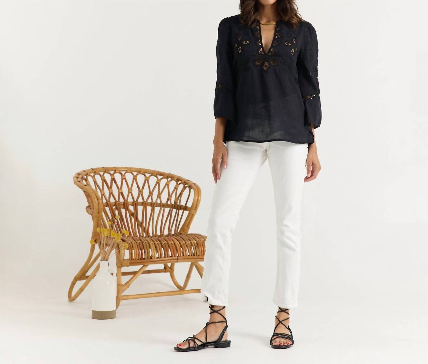 Calypso St. Barth - Bella Three-quarter Sleeve Top