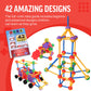 Kit de blocos de construção educativos - 176 peças (idades de 4 a 8 anos) 