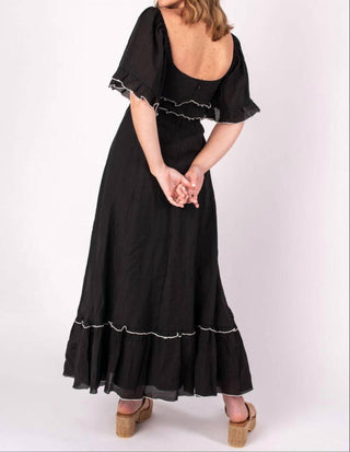 Klesis - Vestido longo de manga curta Brynn