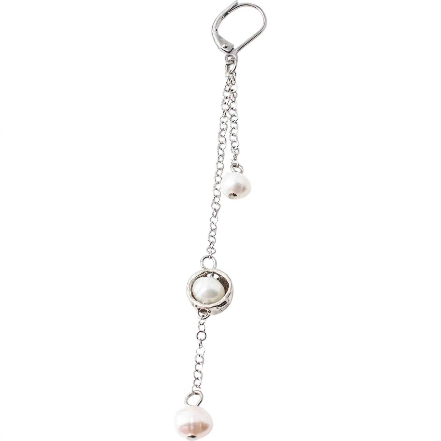 Anne-Marie Chagnon - Lynda Earring By Anne-marie Chagnon In Silvery