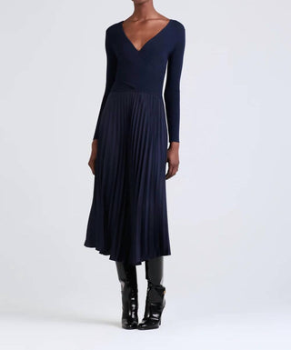 Derek Lam 10 Crosby - Vestido suéter plissado envolvente Anika