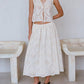 A.Ren - Cannes Eyelet Front Tie Tank