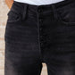 Judy Blue - High Rise Button Fly Wide Leg Crop Jean