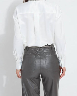 Lysse - Camisa de cetim com contas Aurora