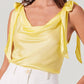 Astr - Andie Satin Cowl Neck Top
