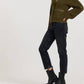 Vintage Havana - deep olive fitted utiility cardigan