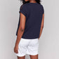 Charlie B - Drop Shoulder T-shirt With Lace Detail