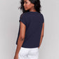 Charlie B - Drop Shoulder T-shirt With Lace Detail