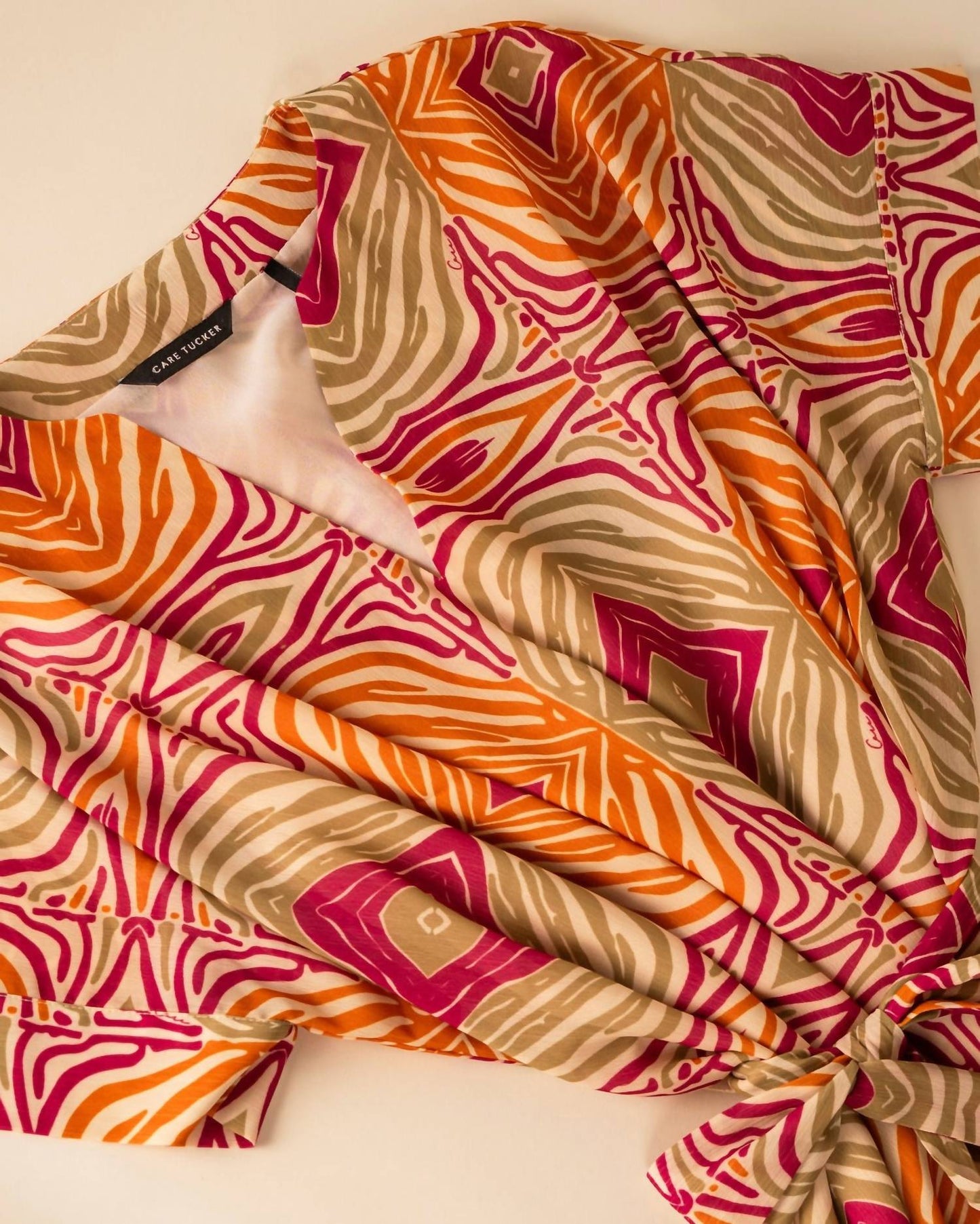 Care Tucker - Beatrice Mesmerized Pattern Kaftan Dress