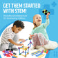 Kit de blocos de construção educativos - 176 peças (idades de 4 a 8 anos) 