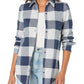 Women's Fairbanks Supersoft Navy Plaid Shirt
